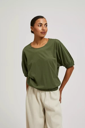 Green blouse