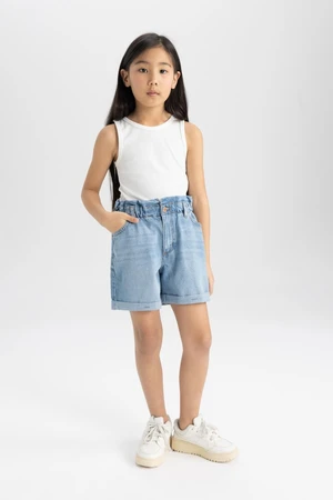 DEFACTO Girl&#39;s Paperbag Jean Shorts