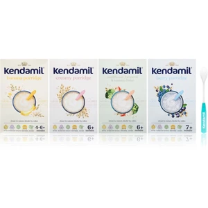 Kendamil Baby Porridge 4-Pack mléčná krémová ovesná kaše (mix)