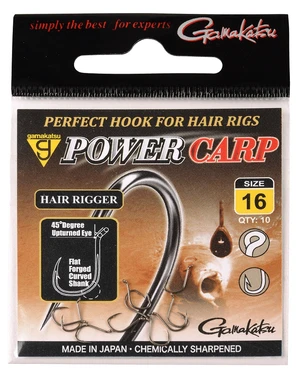 Gamakatsu háčky power carp hair rigger - 10