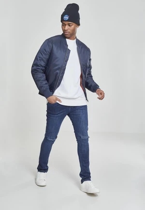 Bunda Basic Bomber Jacket v námořnictvu