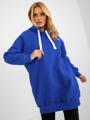 Women's long sweatshirt - blue