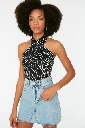 Dámský crop top Trendyol Patterned