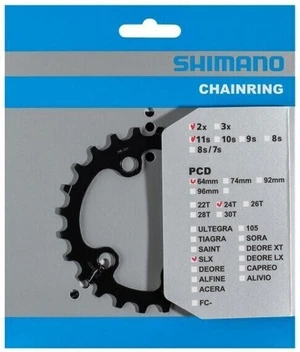 Shimano Y1VG24000 Převodník 64 BCD-Asymetrický 24T 1.0