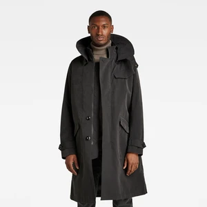 G-STAR Kabát - Belted Trench čierny