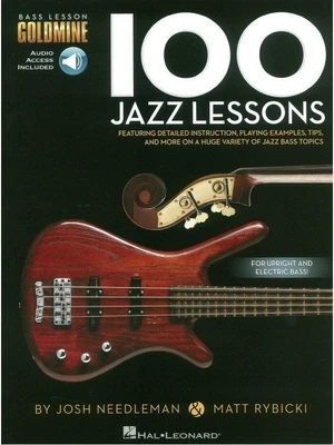 Hal Leonard Bass Lesson Goldmine: 100 Jazz Lessons Nuty