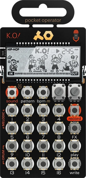 Teenage Engineering PO-33 Pocket Operator K.O! Sintetizzatore tascabile