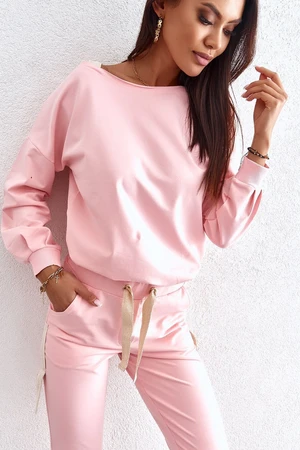 Stylish pink casual sports set