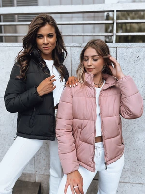 Women's quilted jacket LAROSE pink Dstreet