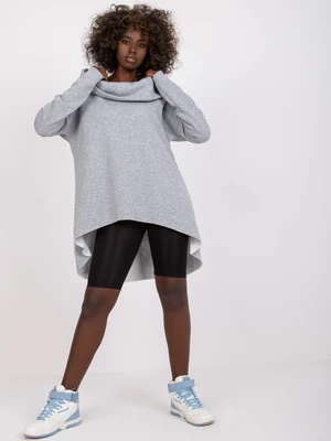 Basic Grey Marl Sweatshirt Victoria