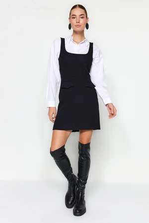 Trendyol Black Woven Woven Dress