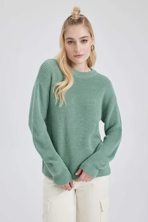 DEFACTO Regular Fit Crew Neck Knitwear Pullover