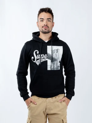 Men's Sweatshirt GLANO - black