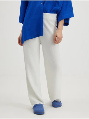 White women's loose trousers VILA Flinka