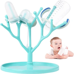 Pacifier Rack Durable Feeding Bottle Stand Reusable Space-saving Tree-shaped Baby Bottle Drying Rack