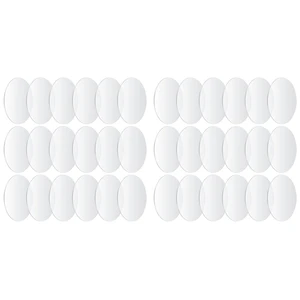 2X Clear Round Acrylic Sheets, 4 Inch Acrylic Circle Discs Boards Blanks Sheets Signs For Picture,Painting,DIY Crafts