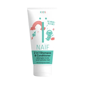 NAÏF Dětský šampon a kondicionér 2v1 pro snadné rozčesávání Baby & Kids (2in1 Shampoo & Conditioner) 200 ml