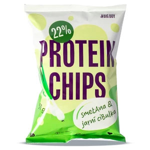 BIG BOY Proteínové chipsy s príchuťou jarnej cibuľky a smotany 50 g