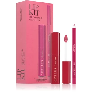 Pierre René Professional Lip Kit dárková sada na rty 03 Rose Fusion 2 ks