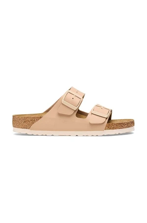 Pantofle Birkenstock Arizona pánské, béžová barva, 1027721