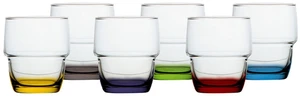 Marine Business Party Small Water Glasess 6 Water Glass Platos para barco, Cuberteria para barco