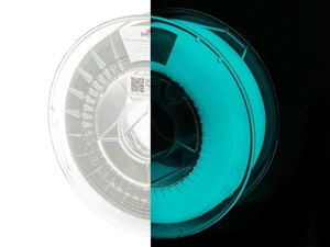 Spectrum 80537 3D filament, PET-G Glow in the Dark, 1,75mm, 1000g, BLUE