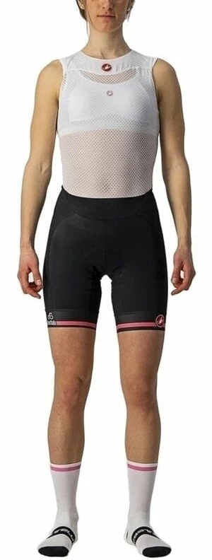 Castelli Giro Velocissima Short Nero/Rosa Giro XL Nadrág kerékpározáshoz