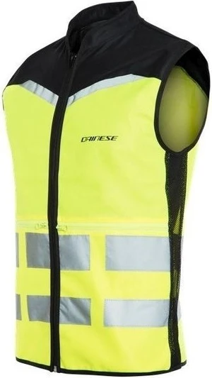 Dainese High Vis Vest Explorer Fluo Yellow XL/X Motocyklowa kamizelka odblaskowa