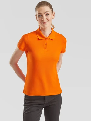 Orange Polo Fruit of the Loom