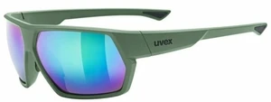 UVEX Sportstyle 238 Moss Mat/Mirror Green Fahrradbrille