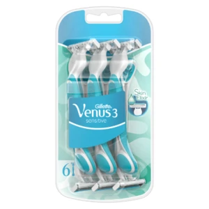 GILLETTE VENUS Simply Venus3 Sensitive Jednorázový holiaci strojček 6 ks