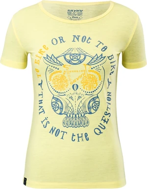 Women's T-shirt Silvini Pelori Yellow/Blue XS