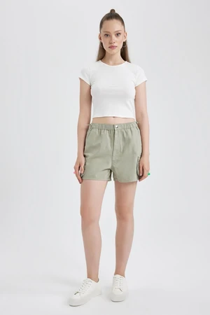 DEFACTO Coool Regular Fit Normal Waist Gabardine 100% Cotton Shorts