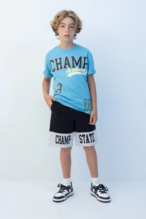 DEFACTO Boys' Printed Shorts