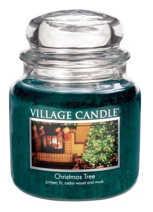 Village Candle Vonná svíčka ve skle Christmas Tree 397 g