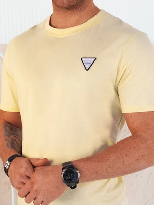 Basic Men's Yellow T-Shirt Dstreet