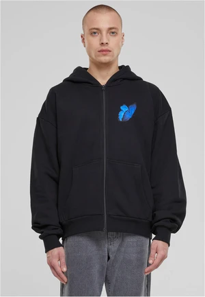 Le Papillon Heavy Oversize Zip Hoody černá