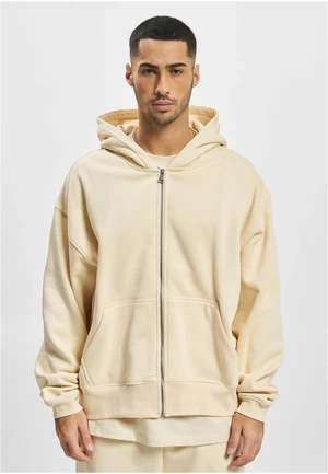 DEF Zipper Hoody Beige