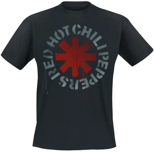 Red Hot Chili Peppers T-Shirt Stencil Black XL