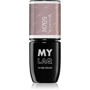 MYLAQ UV Gel Polish gelový lak na nehty odstín My Ruby Cocoa 5 ml