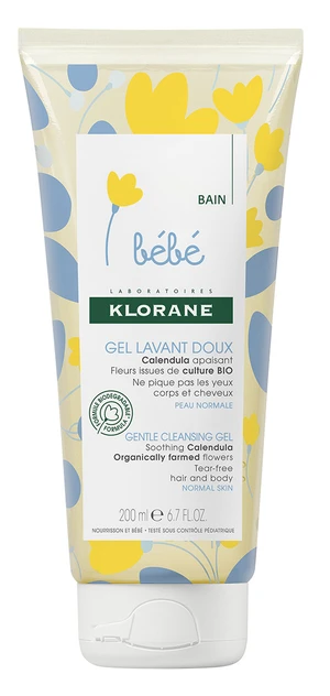 KLORANE BEBE Jemný mycí gel 200 ml