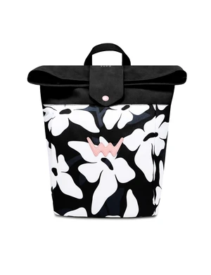 VUCH Dammit Flowers White Backpack