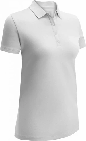 Callaway Womens Swing Tech Solid Alb strălucitor XS Tricou polo