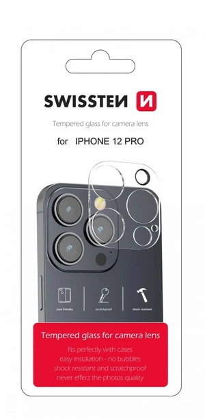 Ochranné sklo čočky fotoaparátu SWISSTEN pro Apple iPhone 12