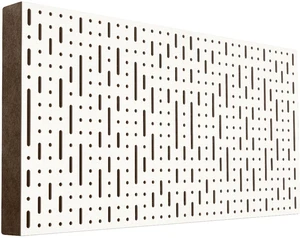 Mega Acoustic FiberPRO120 Binary Bean White/Brown Absorbent Holzplatte