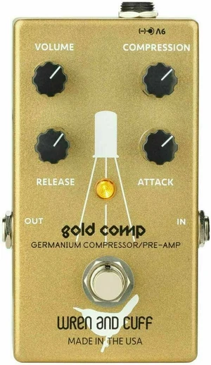 Wren and Cuff Gold Comp Germanium Compressor / Preamp Effet guitare