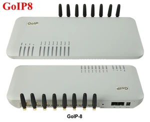 GoIP8 ports gsm voip gateway / voip sip gateway support SIP/H.323, SMS / Sales Promotion