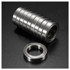 New 10pcs Miniature Sealed Metal Shielded Metric Radial Ball Bearing Model: 6701 ZZ 12x18x4MM