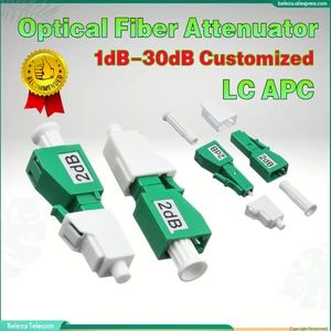 1dB to 20 dB Fiber Optic Attenuator LC/APC Single Mode Male-Female Plug-in fixed plastic FTTH Fiber Attenuate Adapter Coupler