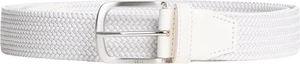 J.Lindeberg Bernhard Elastic Belt White 105